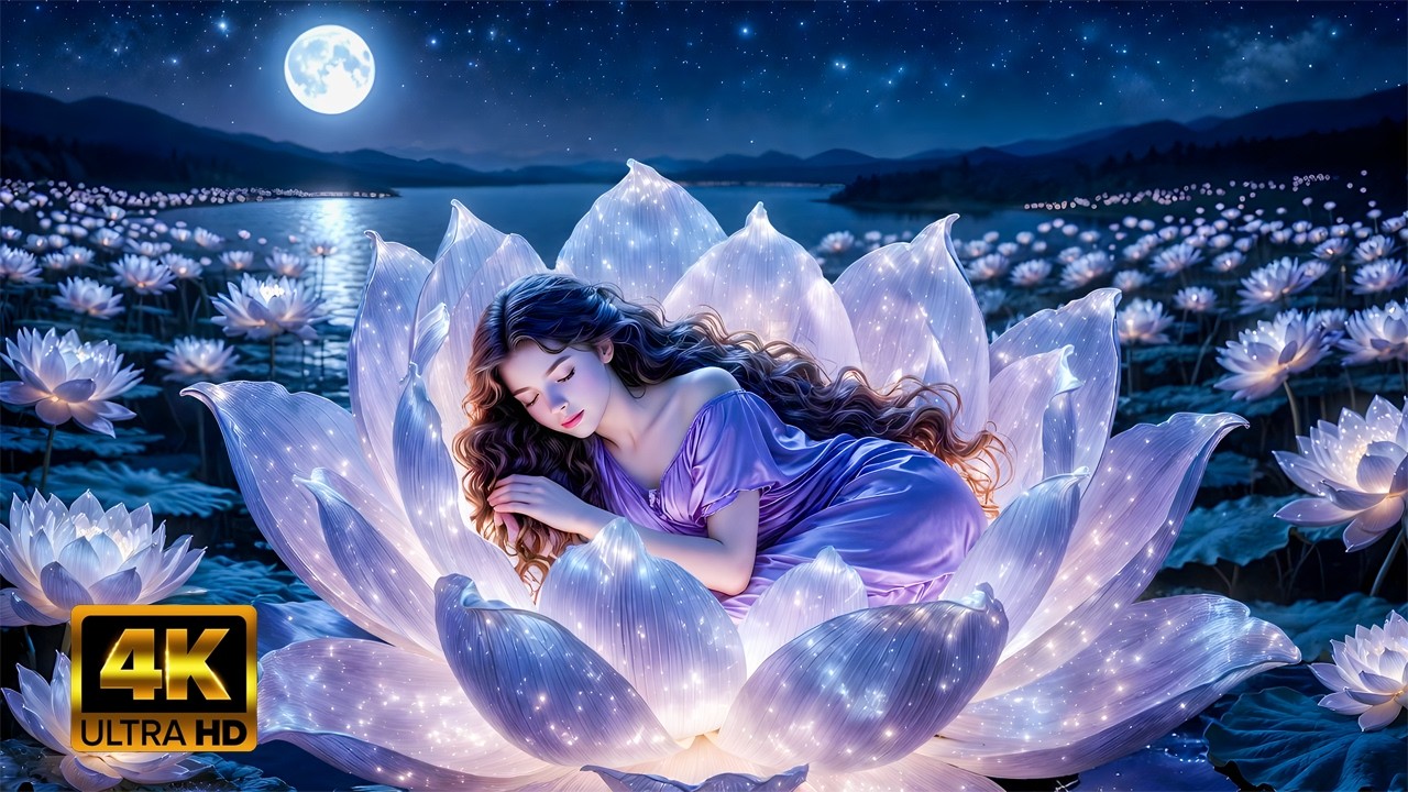 (NO ADS) Drift Into Deep Sleep • Anxiety Relief, Melatonin Release • Stop Overthinking