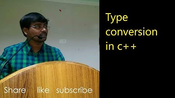 TYPE CONVERSION INTRODUCTION || DIFFERENT WAYS  OF TYPE CONVERSION || C++ PROGRAMMING -- Lecture--33