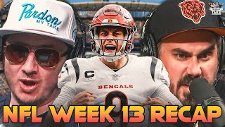 NFL WEEK 13 RECAP: JOE BURROW OWNS THE CHIEFS, ADMITTING THE VIKINGS ARE GOOD