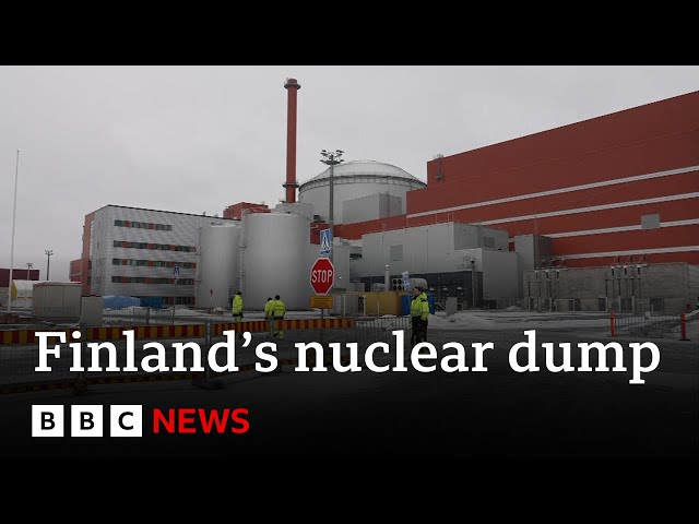 Inside Finland's nuclear dump | BBC News class=