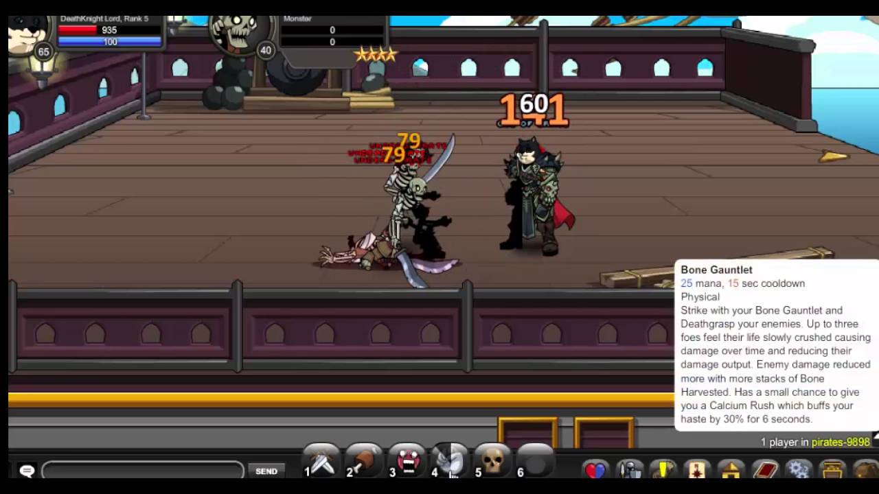 AQW DeathKnight Lord class guide!