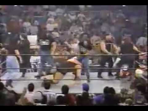 nWo attack Harlem Heat, DDP, Giant, Flair, Piper &...