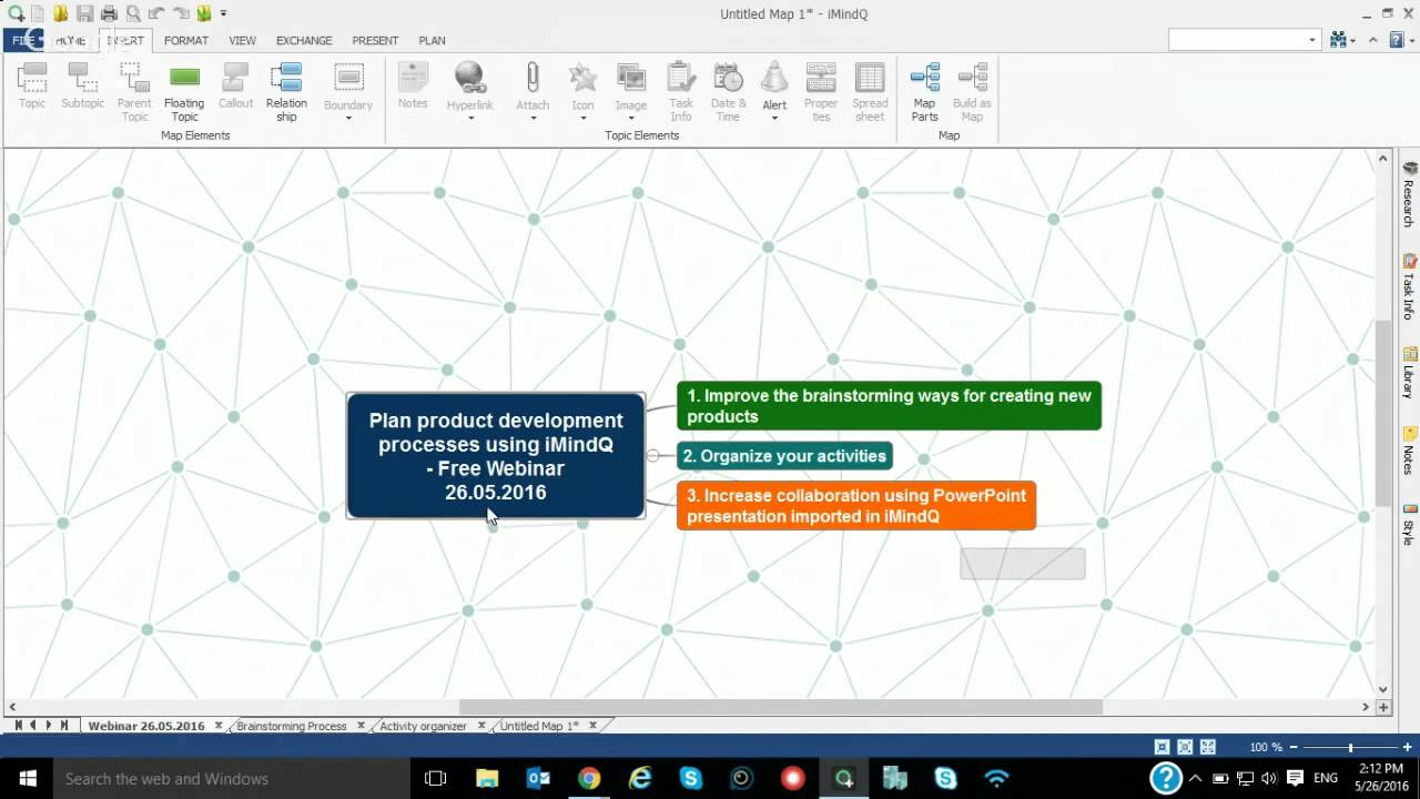 Plan product development processes using iMindQ