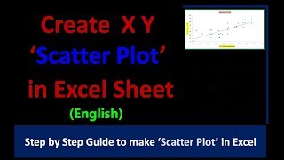 Create X Y Scatter Plot in Excel (English)