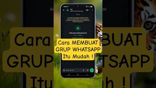 Cara Membuat Grup WhatsApp #membuatgrupwhatsapp #grupwhatsapp #tutorialwhatsapp