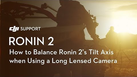 How to Balance Ronin 2