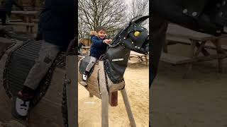 Amazing Horse Ride @hobbledown Hounslow #shorts #viralshorts #ytshorts #fyp #themepark Resimi