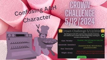 RGD Crown Challenge 5/12/2024