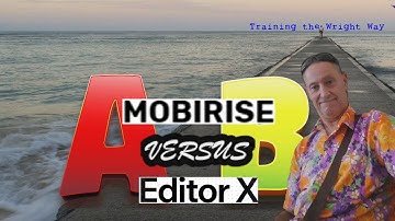 Mobirise vs Editor X