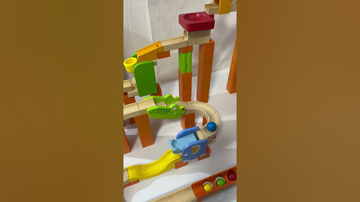 Educational toy ☆ Wonder World Trix Track ☆ Marble Run ASMR ☆Blue ball #satisfying