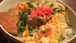 「厚揚げ丼」作り方