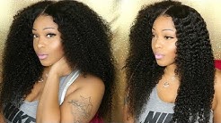 BIG Curly Wig Tutorial: This 360 Curly Lace Frontal Wig Look So Good | Start To Finish | Tinashe