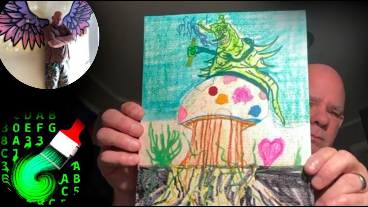 🖌️ New Drawing: "Absolem's Electric Cigarette" by John Steel from New York