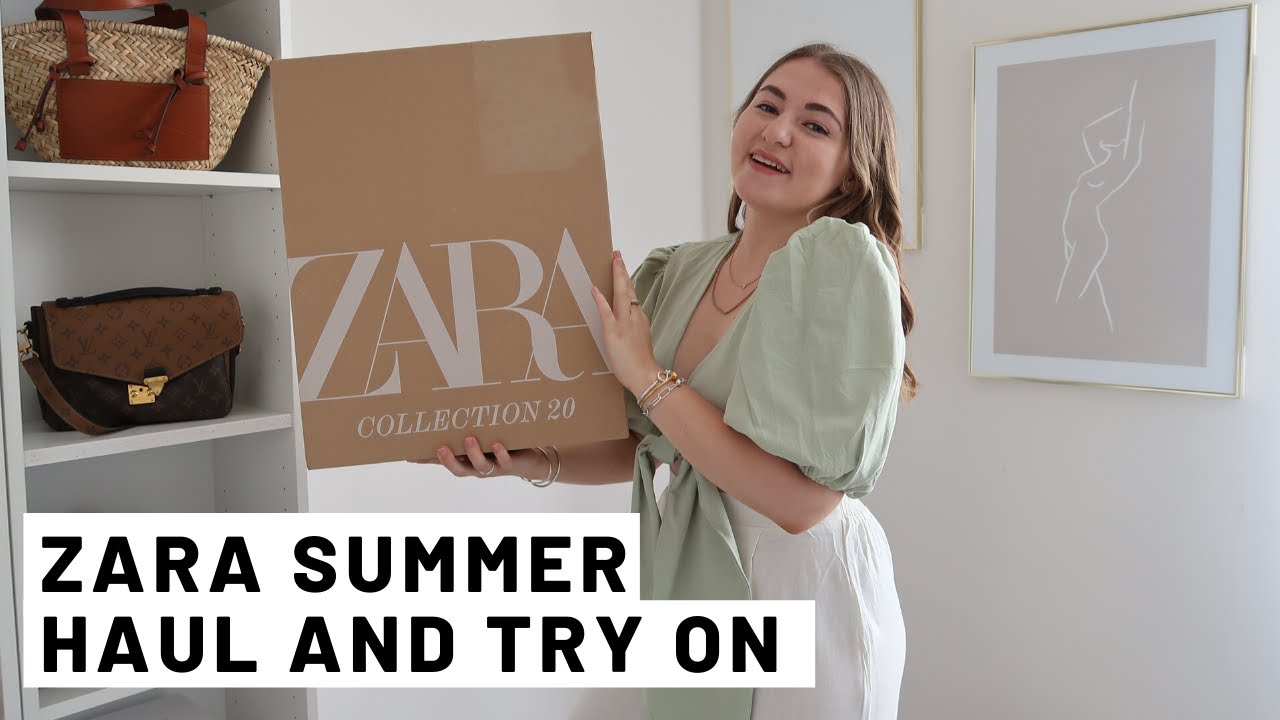 THE BIGGEST ZARA HAUL AND TRY ON SUMMER 2020 YouTube