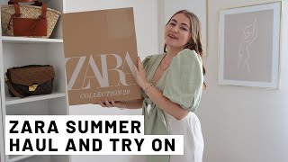 The biggest zara haul and try on | summer 2020