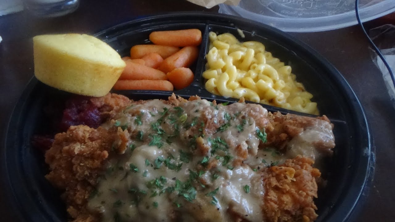 ASMR Eating Cracker Barrel Country Fried Turkey YouTube