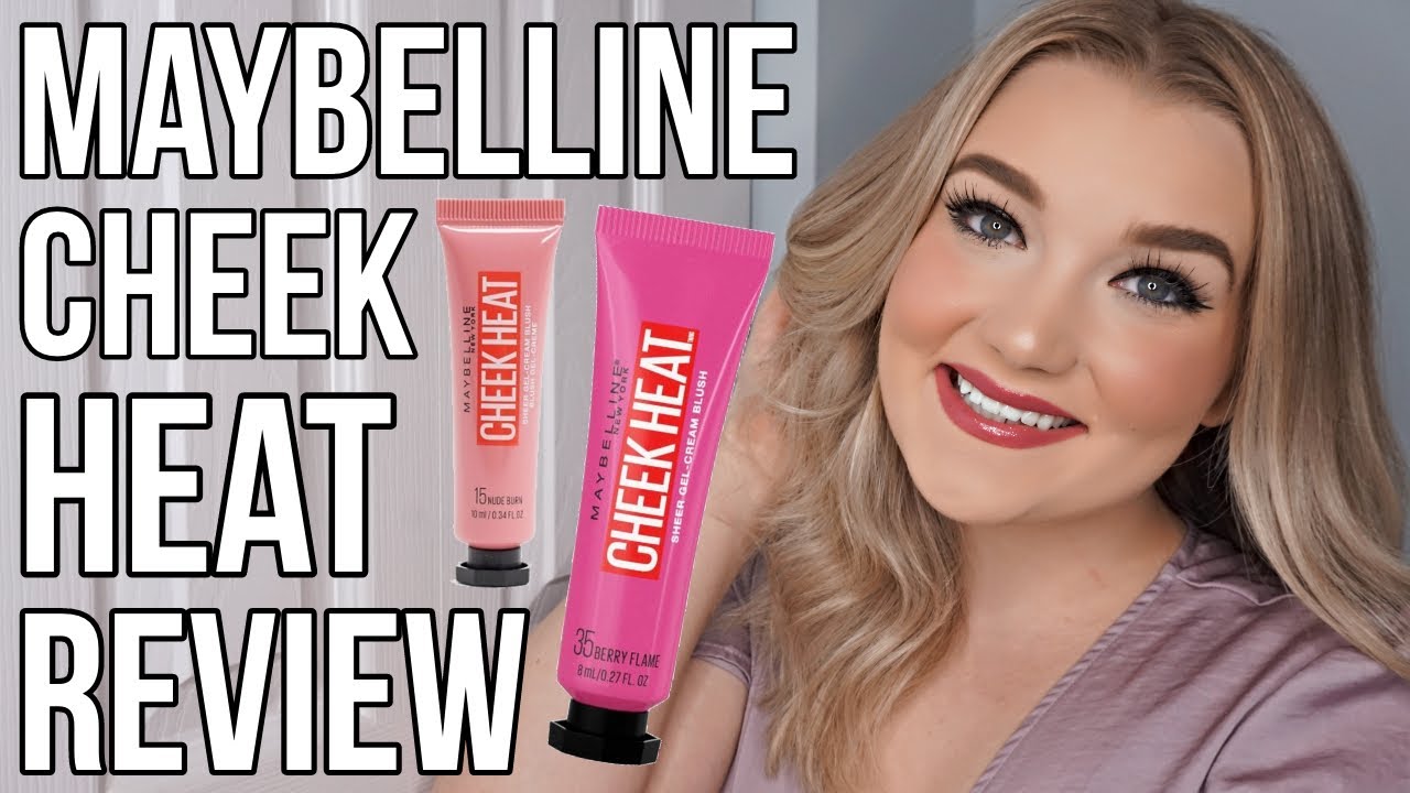 NEW Maybelline Cheek Heat Blushes - First Impression & Swatches - YouTube