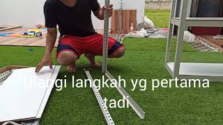 Rak Barang Serba Guna  (Storage rack Krisbow): Reviu & Perakitan