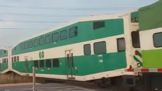 (Nice Driver) (Mid Old Cab Car 248) GO 332 With 659 At Burloak