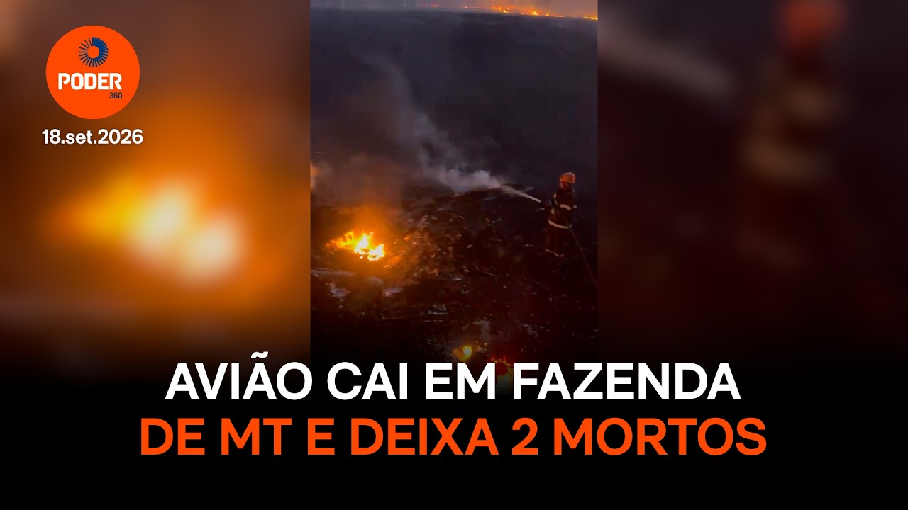 Queda de avião mata 2 pessoas em Poxoréu, em Mato Grosso