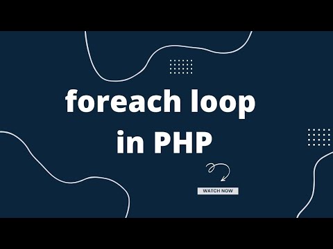 foreach loop || foreach loop in PHP in Hindi || - YouTube