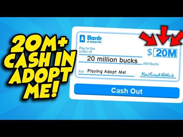 Get Unlimited Amount Of Money In Adopt Me New 2020 Roblox Youtube - free robux generator adopt me