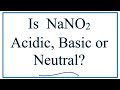 Properties and Reactions of NaNO2
