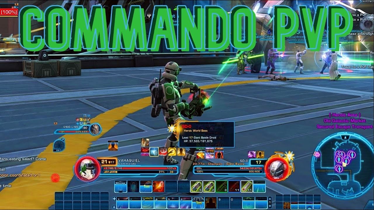 SWTOR 7.2 PVP - Low Level Commando