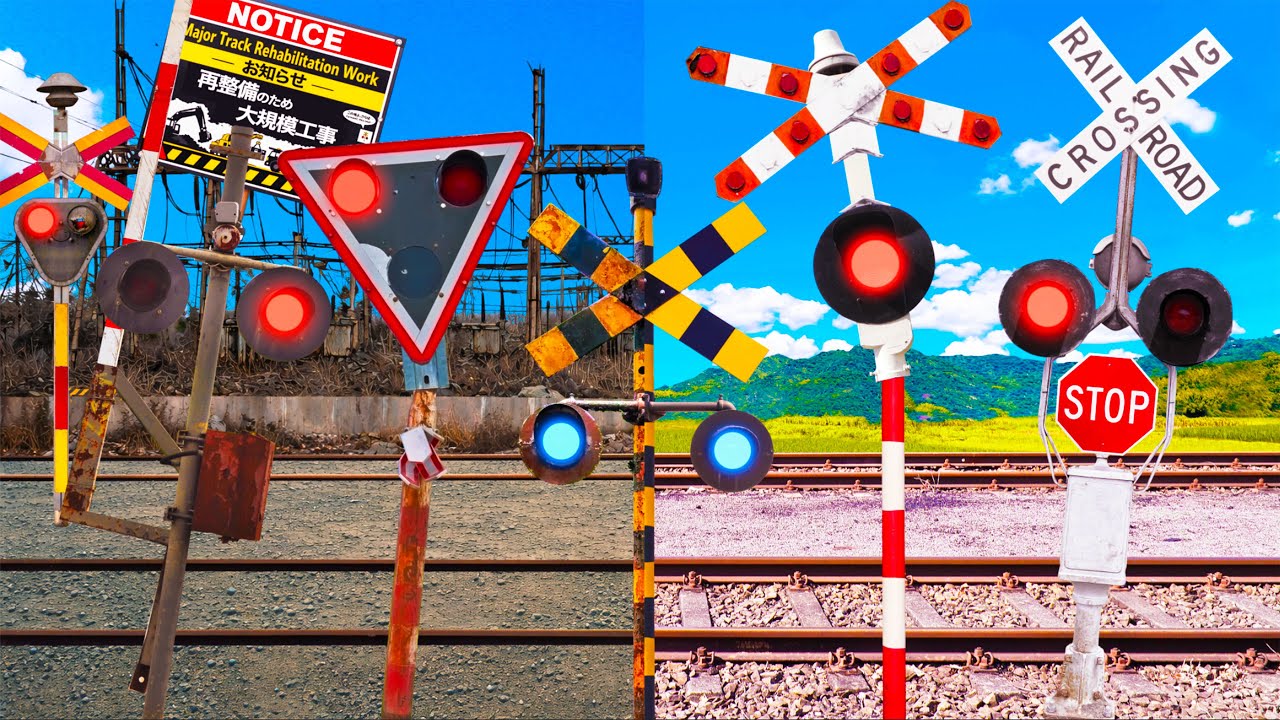 Rusty Railroad Crossings Losing Their Place (Przejazd kolejowy)