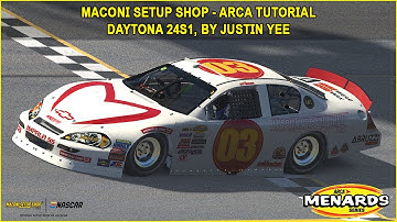iRacing ARCA Daytona Guide to Qualifying and Race 24S1