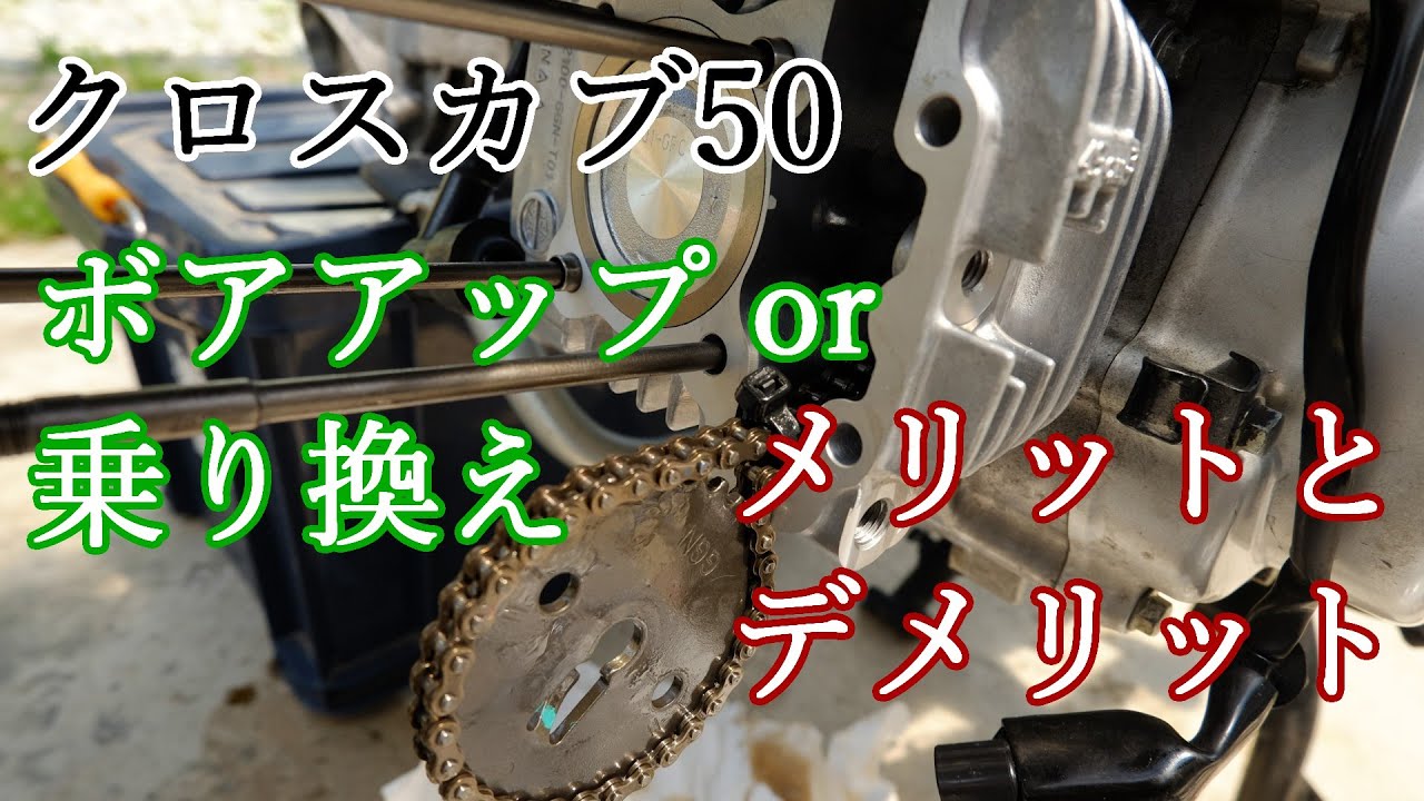 クロスカブ ボアアップ デメリット