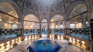 Peace of mind in one of the most unique and beautiful historic baths in Iran | Slow travel