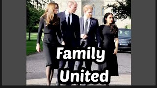Prince William, Harry, Kate and Meghan Family United to mourn the Queen in Windsor