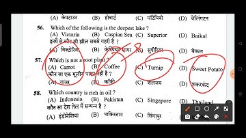 hpssc Steno typist post code 891 paper solved