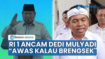 Momen Prabowo Ancam Dedi Mulyadi hingga Buat Gubernur Jabar Membungkuk: Kalau Brengsek Saya Usut Kau