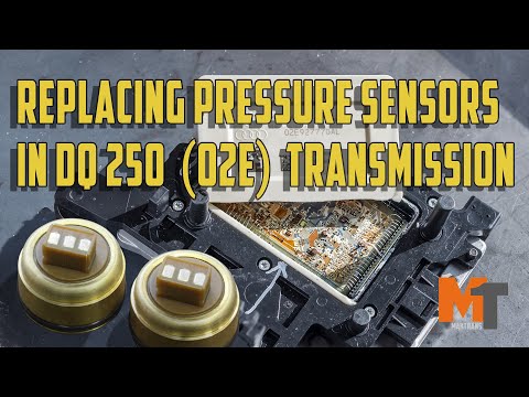 Replacing pressure sensors in DQ250 02E transmission. Mechatronic repair