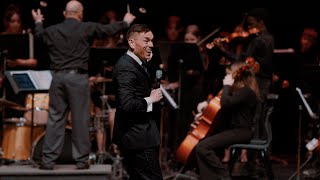 Surprise Reveal... The Saint John Youth Orchestra appear live on stage at comedy show!