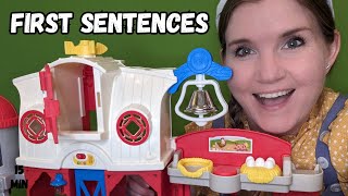 First Sentences for Toddlers  2  Teacher Jen  'I am, I want' phrases WH Questions Learning Video