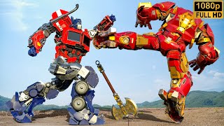 Iron Man vs Optimus Prime การต่อสู้ครั้งล่าสุด - Transformers One - 2024 擎天柱的亮点 | รูปภาพสากล [HD]