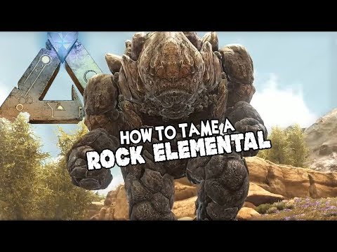 ARK | HOW TO TAME A ROCK ELEMENTAL! - YouTube