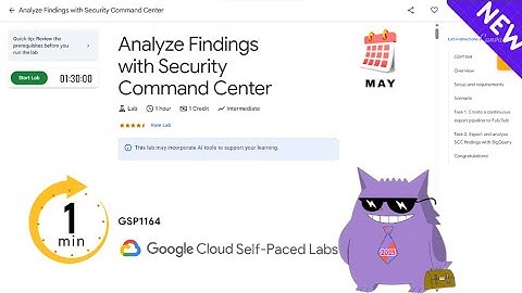 Analyze Findings with Security Command Center | #2025 | #GSP1164 |#qwiklabs |Solution