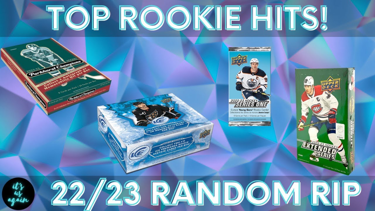 Top Rookie Hits! - Random 22/23 Upper Deck Rip - YouTube