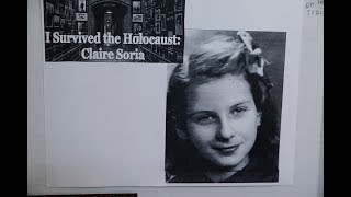 Claire Sorias Story Of Hiding From The Nazis As A Young Girl In Belgium