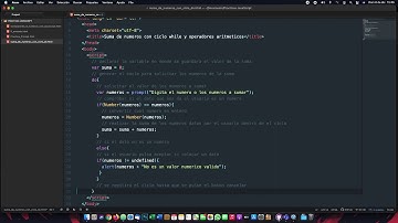 Suma de numeros enteros con ciclo while en JavaScript