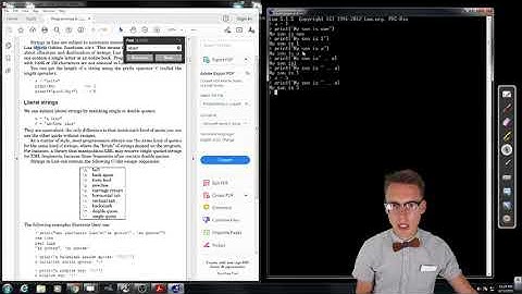 Lua 101: Concatenate and \