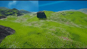 Unity high performance grass renderer + Github source