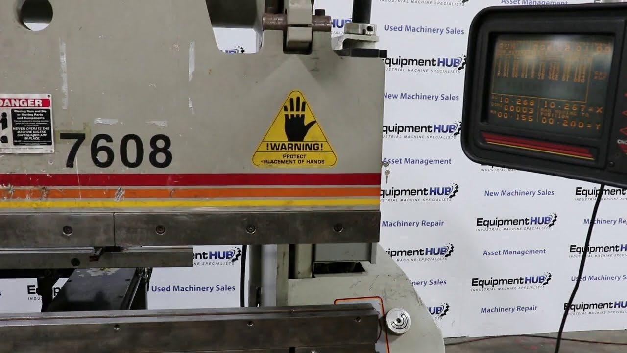 Accurpress 7608 60 Ton x 8' CNC Press Brake