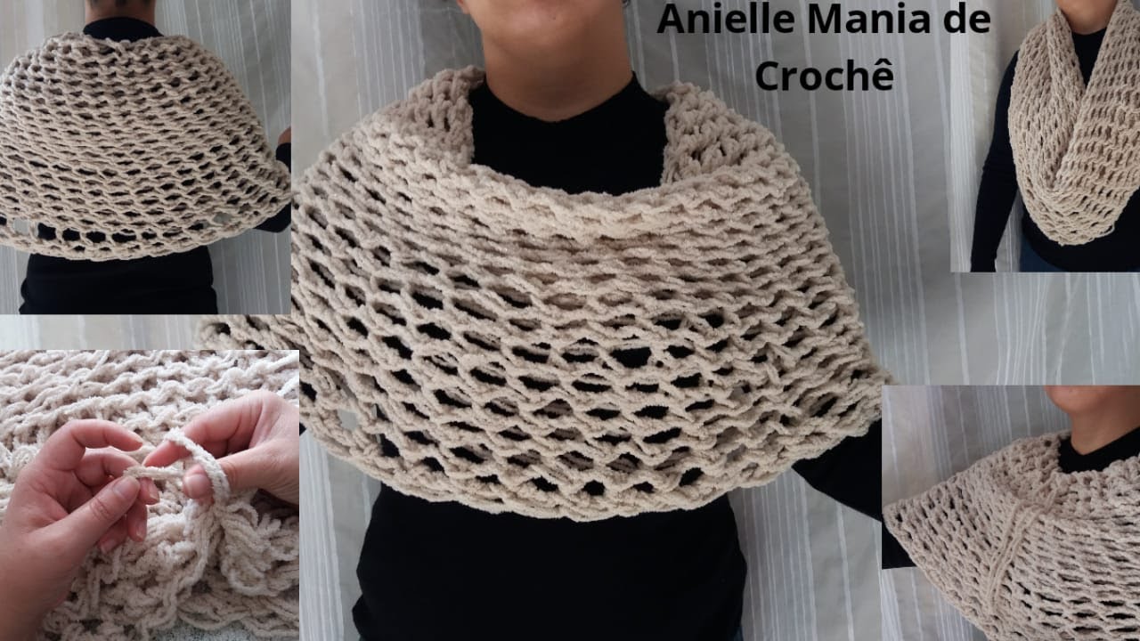 CROCHÊ - CROCHÊ DE DEDO, SEM AGULHA... FÁCIL E RÁPIDO...