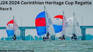 J24 2024 Corinthian Heritage Cup Regatta Race 5