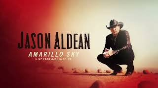 Смотреть клип Jason Aldean - Amarillo Sky (Live From Nashville, Tn) [Official Audio]